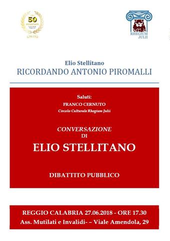 Ricordando Antonio Piromalli. Conversazione di Elio Stellitano